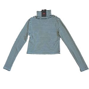 NWT Women Levi's Crop Top | Levi's Oriel Turtleneck XS